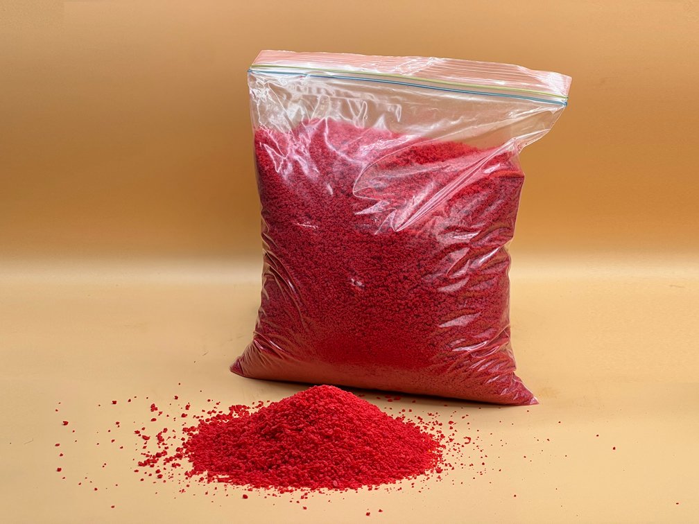 پودر سوخاری با رنگ طبیعی قرمز